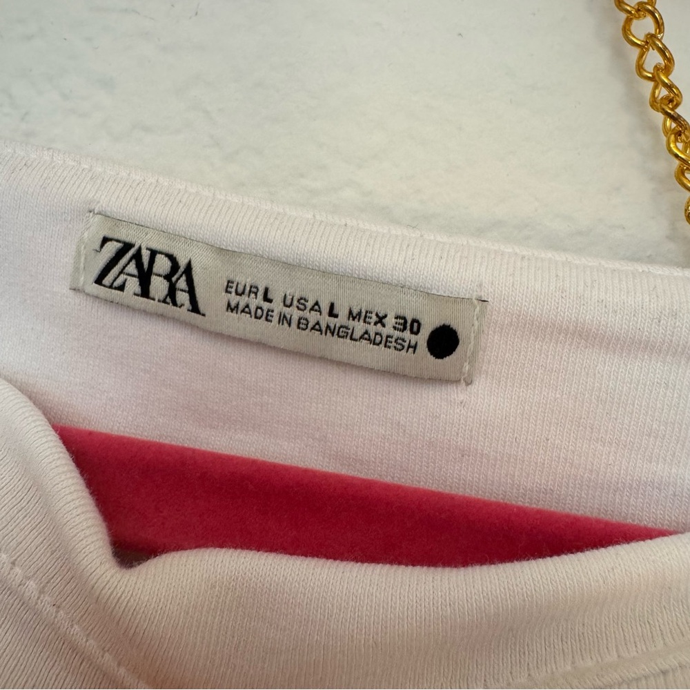 Never Worn Zara White Sleeveless Halter Top - Picture 2 of 2